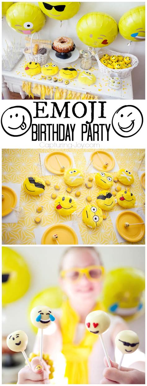 Emoji Birthday Party Capturing Joy With Kristen Duke