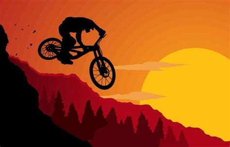 Mountain Bike Vector Art, Icons, and Graphics for Free Download