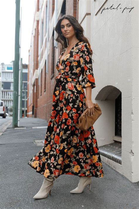 Fall Floral Maxi Dress Dresses Images 2024