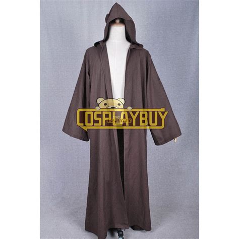 Star Wars Anakin Skywalker Cosplay Costume Brown Robe Cloak Coat