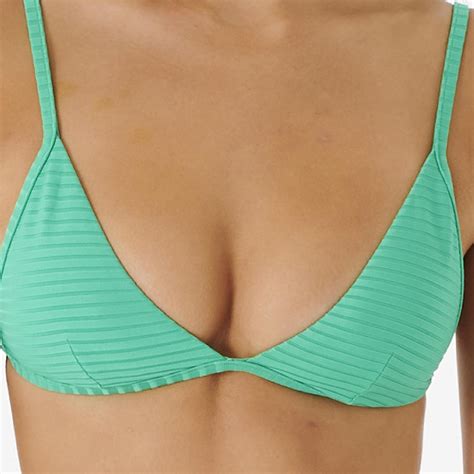 Rip Curl Premium Surf Banded Fixed Triangle Bikini Top Gsilu