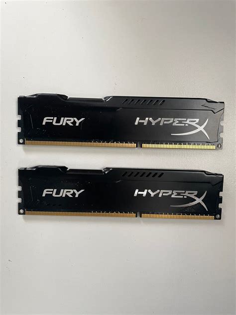 Kingston Hyperx Fury Black Ddr Mhz X Gb Ram Brikker Finn Torget