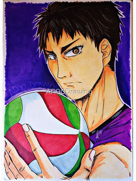 Haikyuu Ushijima Wakatoshi Shiratorizawa Poster For Sale By