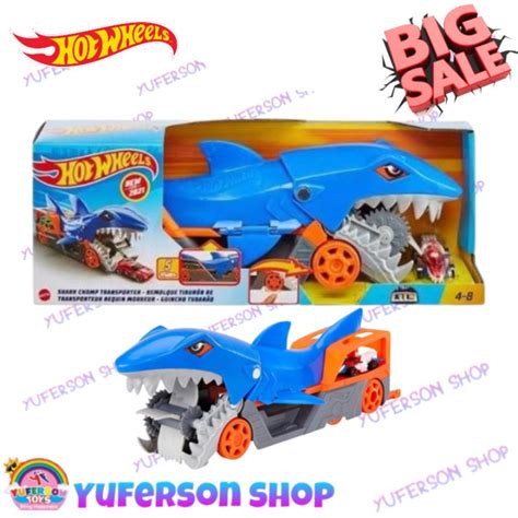 Hot Wheels City Shark Chomp Transport Lazada Indonesia