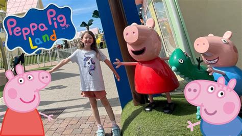 PEPPA PIG LAND WALK THROUGH Gardaland Park In Italy YouTube