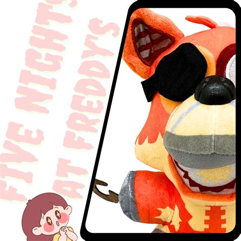Мягкая игрушка фнаф Грим Фокси Fnaf Grim-Foxy Мрачный Фокси Лис пират ...
