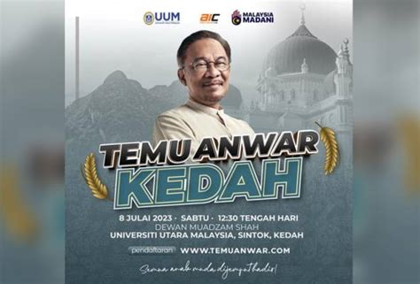 Temu Anwar Di Universiti Utara Malaysia Sabtu Ini Astro Awani