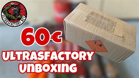 Ultrasfactory Firework Unboxing 2022 60 Ultras Factory Feuerwerk