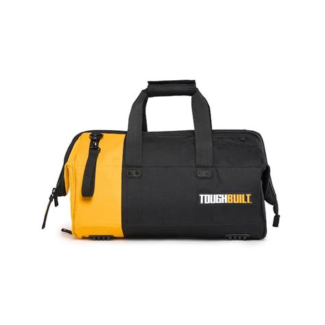 TOUGHBUILT Massive Mouth Black Polyester 16-in Zippered Tool Bag TB-60 ...