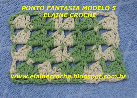 Elaine Croche V Deo Aula Croch Ponto Fantasia Modelo Do Elaine Croche