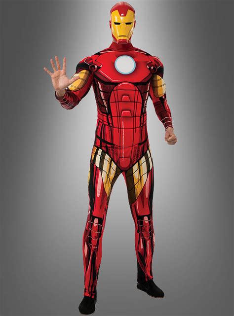 Iron Man Retro Muscle Costume Kost Mpalast De