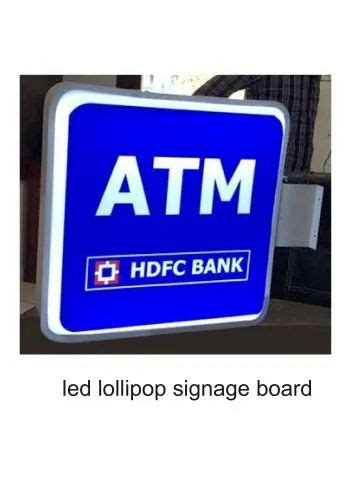 Acrylic Led Lollipop Signage Board Size X Inch At Piece In