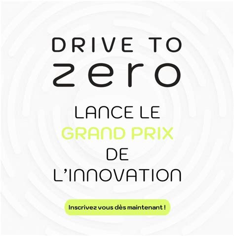 Grand Prix de l Innovation Drive to Zero Olivier Orfila intègre le