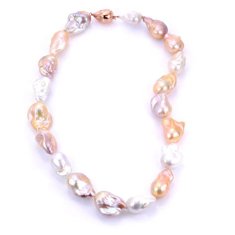 Imperial Pearls K Multi Color Baroque Cultured Pearl Necklace