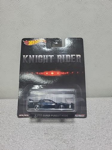 Hot Wheels Premium Knight Rider Kitt Super Pursuit Mode K I T T Real Riders New Ebay