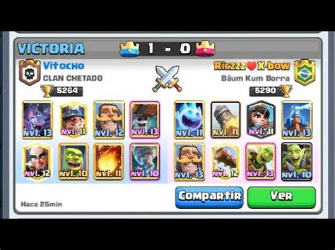 El Mejor Mazo De Miner Control En Clash Royale Contra Un Mazo Log Bait