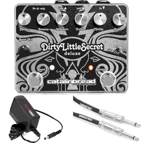 Catalinbread Dirty Little Secret Deluxe Foundation Overdrive Pedal with