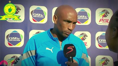 Dstv Diski Challenge Post Match Interview With Mamelodi Sundowns Fc Coach Surprise Moriri Youtube