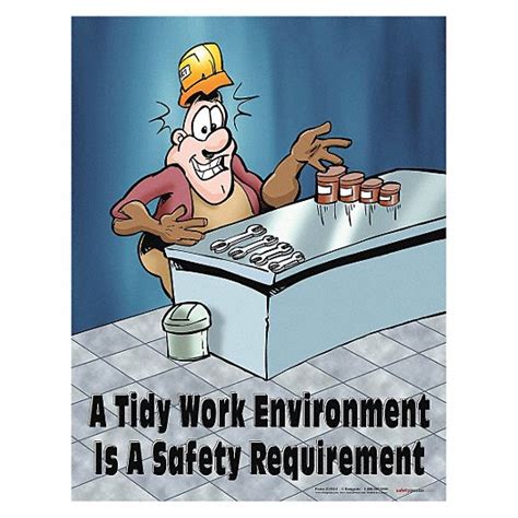 Safetypostercom Safety Poster Safety Banner Legend A Tidy Work