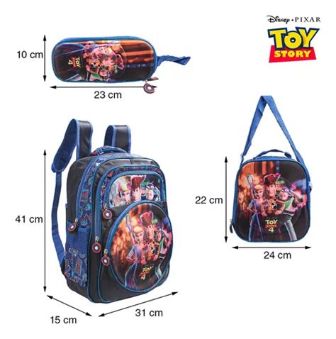 Mochila Escolar Toy Story Disney Costas Kit Lancheira Estojo MercadoLivre