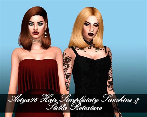 Hair Simpliciaty Kimmie Retexture At Ruchell Sims The Sims Game