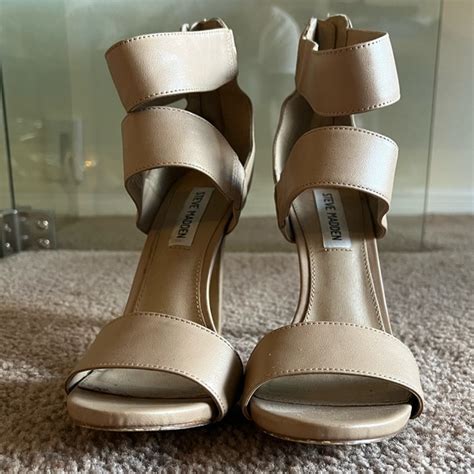 Steve Madden Shoes Nude Strap Heels Poshmark