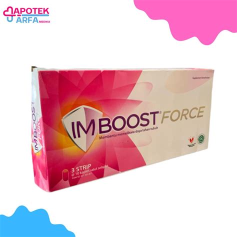 Jual IMBOOST FORCE 10 TABLET PER STRIP Shopee Indonesia