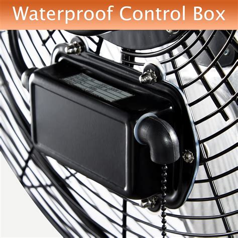 Buy Hicfm Cfm Inch Outdoor High Velocity Wall Mounted Fan With