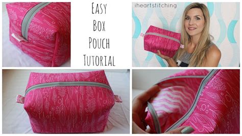 Easy Zippered Box Pouch Tutorial Atelier Yuwa Ciao Jp