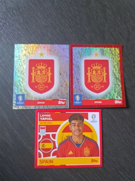 Topps Match Attax Euro Lamine Yamal Spain Plus Logo Esp Eur