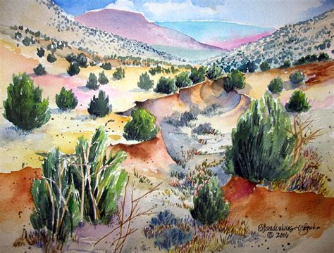 Arroyo Watercolor 7 X 10 Kathy Orourke Flickr