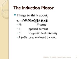 Induction Motor Basics | PPT