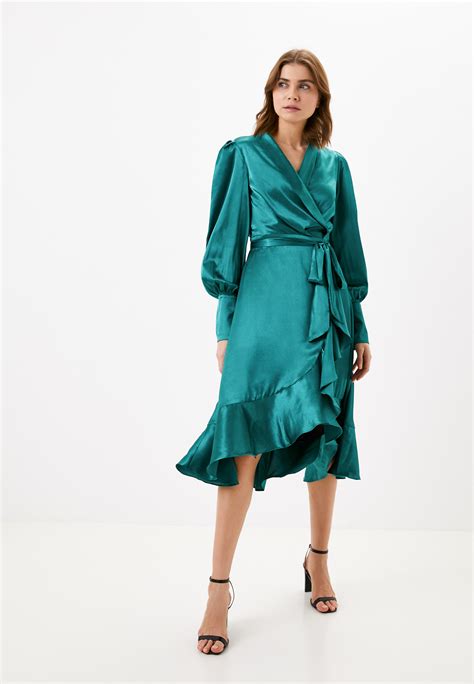 Платье Rich Naked Sylvia midi dress цвет бирюзовый MP002XW0B0QT купить в интернет