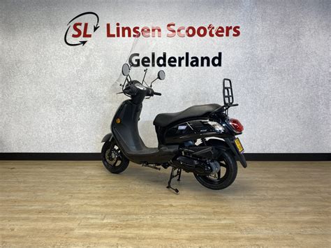 Sym Fiddle Ii E Km H Zwart Linsen Scooters Gelderland