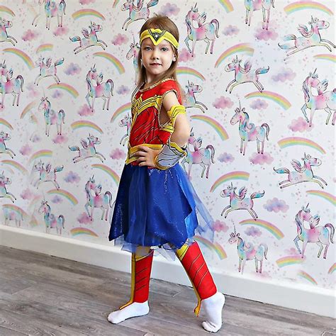 Deluxe Enfant Dawn Of Justice Wonderwoman Magical Woman Costume Enfants