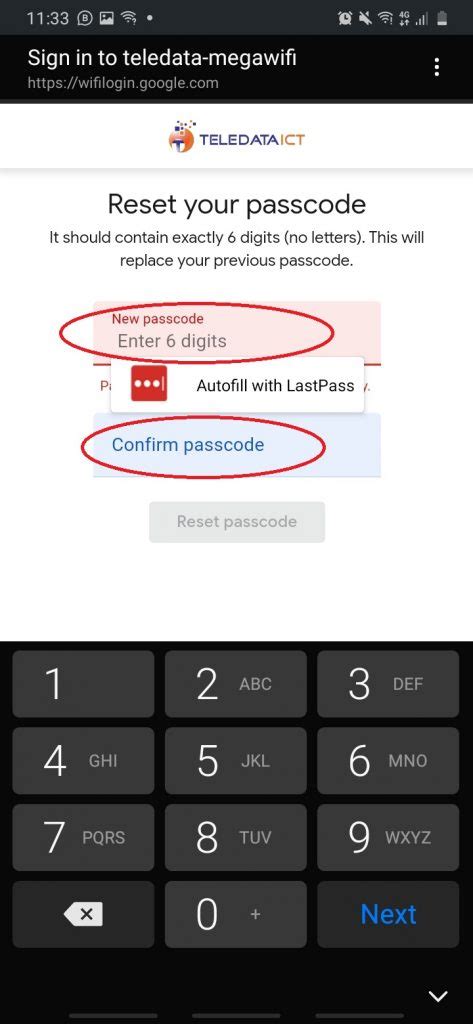 Mobileandroidenternewpasscode Teledata Ict