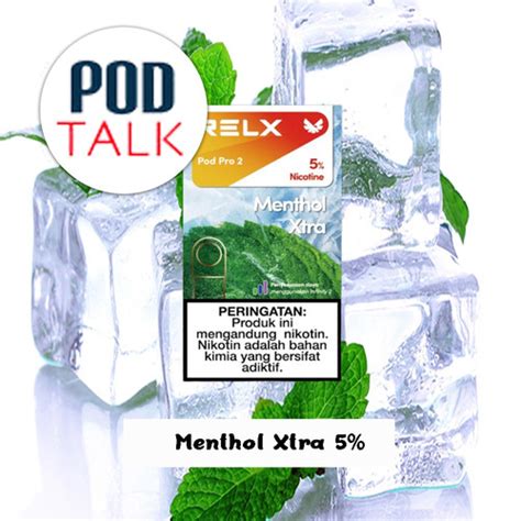 Jual Relx Satuan Infinity Pro Menthol Xtra Isi Pods Podtalk