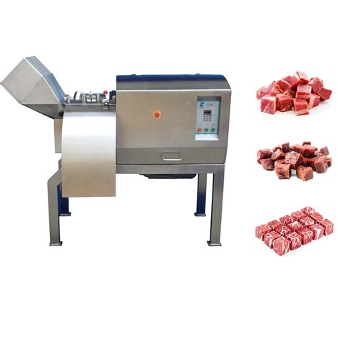 Commercial Frozen Meat Dicer Machine Adjustable Size Chicken Beef Pork