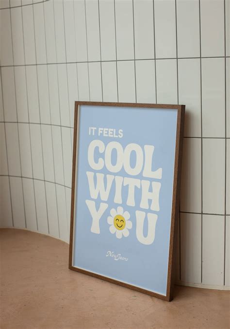 231108 Cool With You NEWJEANS Poster ★ Graphic I made for room decor ...