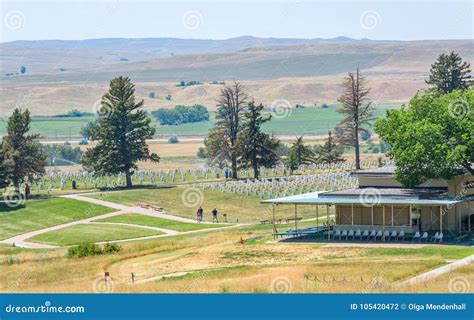 Little Bighorn Battlefield National Monument, MONTANA, USA - JULY 18 ...