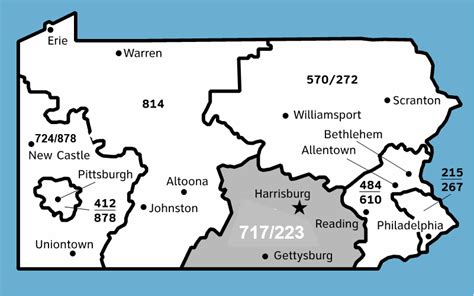 Where Is 717 Area Code Location Map Cities And Counties 2025