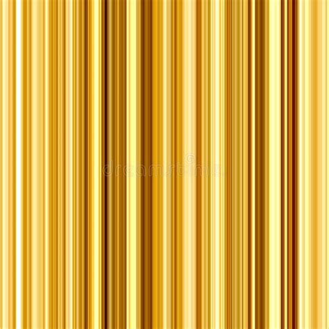 Gold Color Graduated Stripes Background Stock Illustration