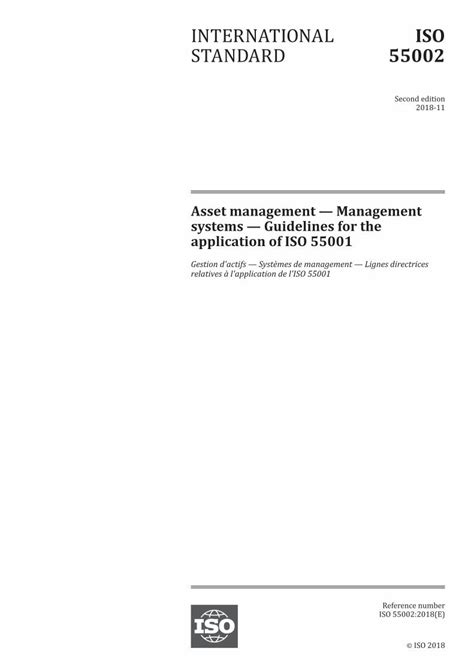 Pdf International Iso Standard Application Of Iso