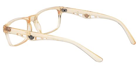 Aura Rectangle Prescription Glasses - Yellow | Women's Eyeglasses | Payne Glasses