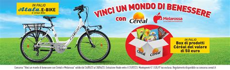 Concorso Céréal e Melarossa 2023 Vinci un E Bike Céréal