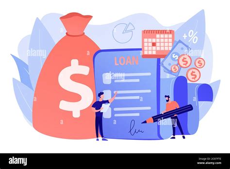 Loan Disbursement Concept Vector Illustration Stock Vector Image And Art