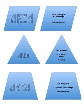 Polygon Area Formulas Interactive Notebook by Danielle Bartholomew