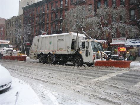 Garbage Truck Snow Plow Hybrid