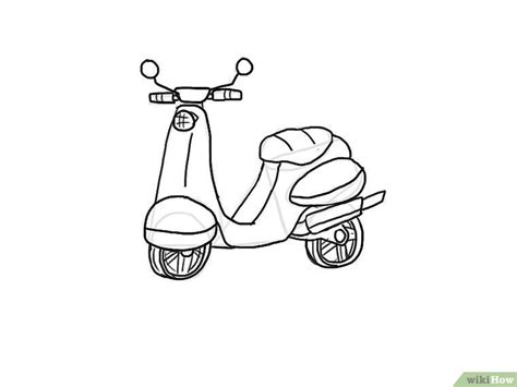 Mani Res De Dessiner Une Moto Wikihow Sided Shape Motorcycle