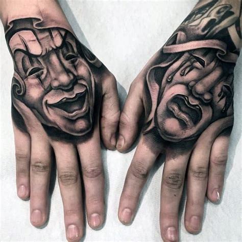 40 Unique Hand Tattoos For Men Manly Ink Design Ideas